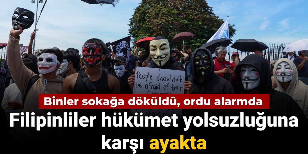 binler sokaga dokuldu ordu alarmda filipinliler hukumet yolsuzluguna karsi ayakta 2PIv5fdt