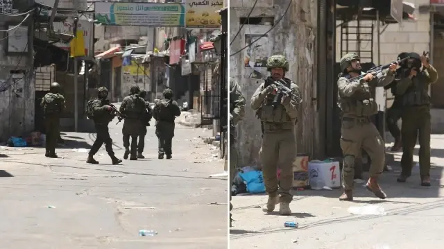 isgalci israil ordusu nablusta 2si gazeteci 22 filistinliyi gozaltina aldi FPTJFPxp