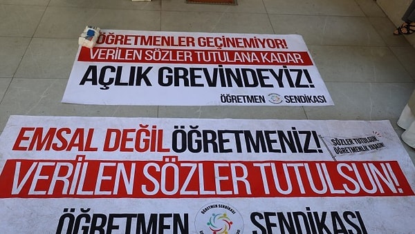 Öğretmenler Açlık Greviyle Hükümetten Taleplerini Dile Getirdi