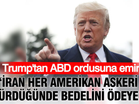 Trumptan abd ordusuna emir iran her amerikan askeri oldurdugunde bedelini odeyecek RfHxYXmN